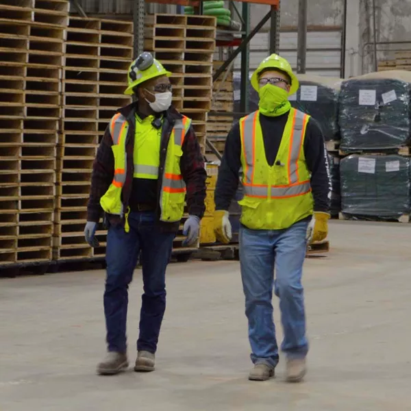 Team Members Walking